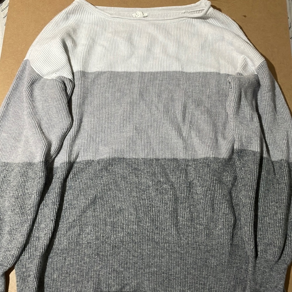 Garage color block sweater